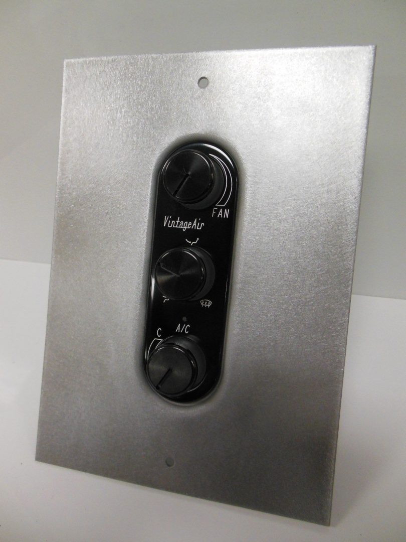 Vintage Air ProLine 3 Knob Controller Recessed Panel HHRS