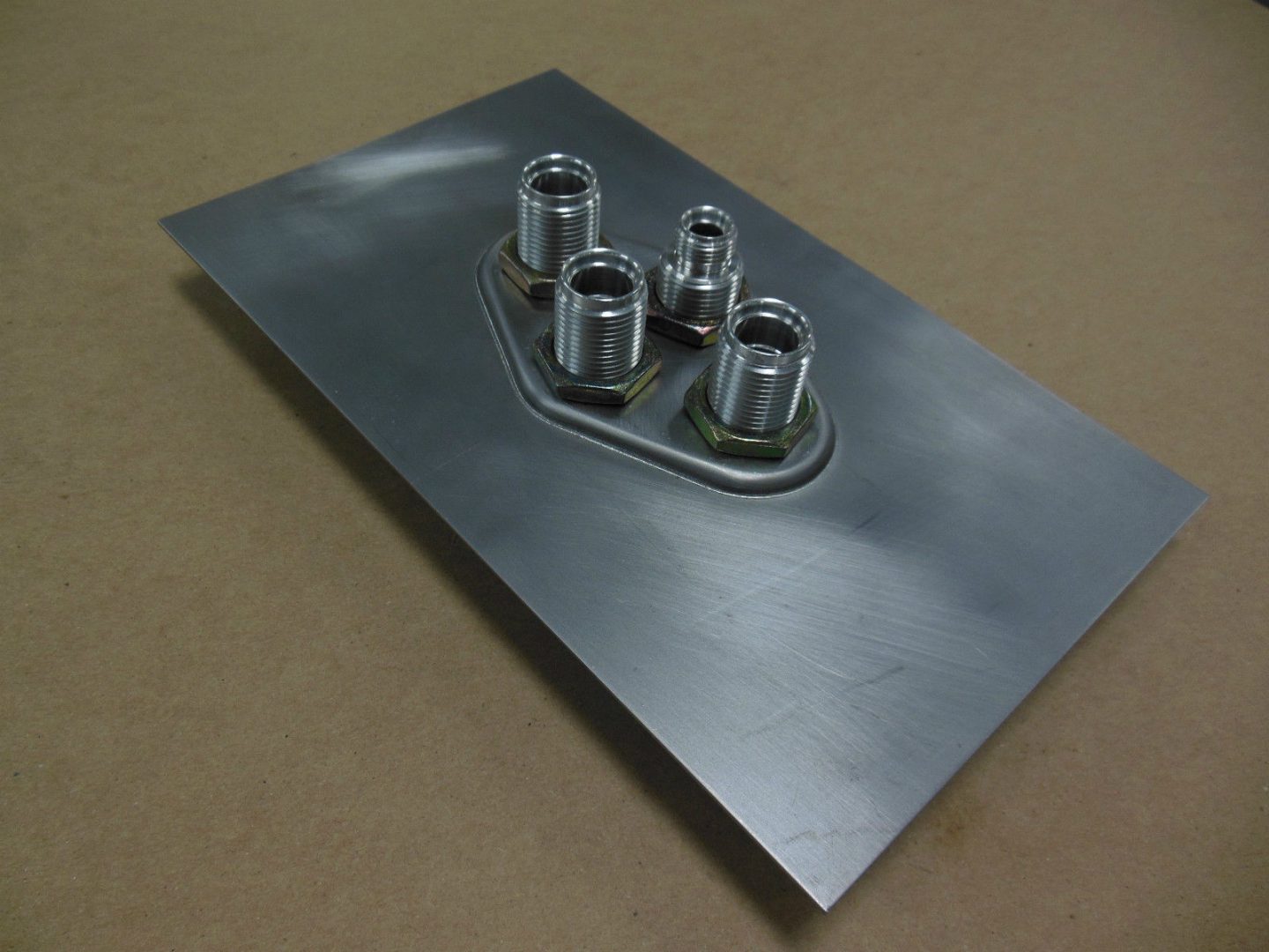 Vintage Air Bulkhead 4way Diamond 18 Gauge Sheet Metal Panel