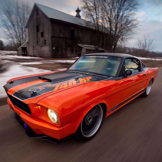 1965 - 1966 Mustang Hood - Hood Scoop - Carbon Fiber