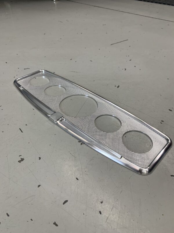 Hot Rod 5 Gauge Dash Insert - Custom CNC Machined Aluminum