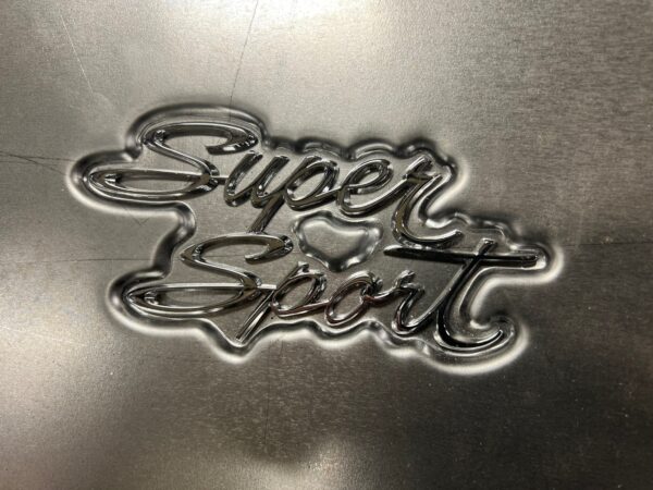 1966-1967 Chevy II Super Sport Emblem - Recessed Panel