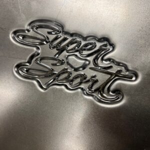 1966-1967 Chevy II Super Sport Emblem - Recessed Panel