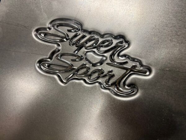 1966-1967 Chevy II Super Sport Emblem - Recessed Panel