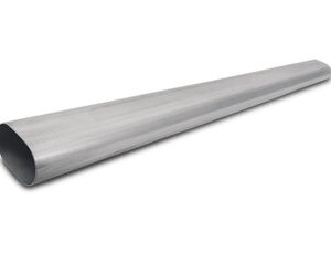 Oval Exhaust Tube - Stainless - 3 1/2"x 2 1/4"